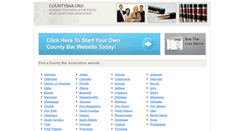 Desktop Screenshot of countybar.org